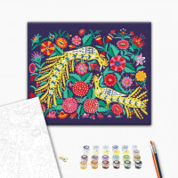 Птахи у квітах  © Maria Prymachenko