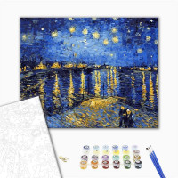 Зоряна ніч над Роною. Ван Гог