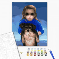 Дитина з вихованцем. Маргарет Кін