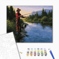 Рибак на річці Рибак на річці