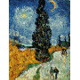 Дорога з кипарисом і зіркою. Ван Гог