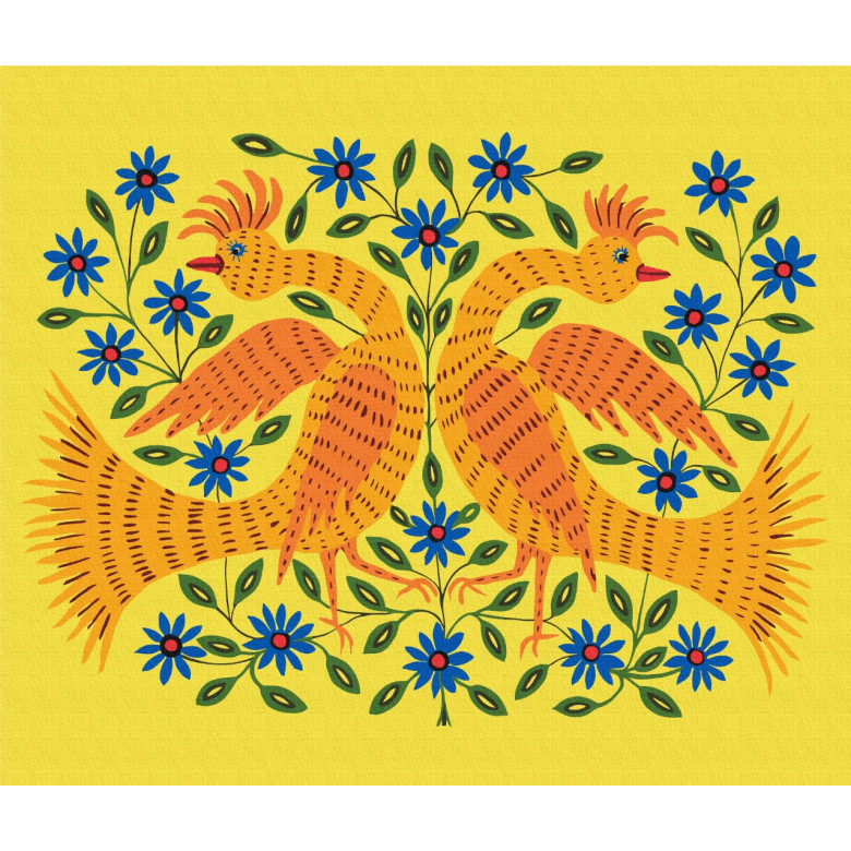 Українські танцюристи © Maria Prymachenko