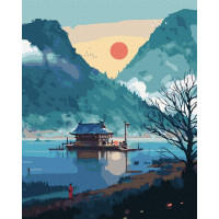 Будинок на гірському озері