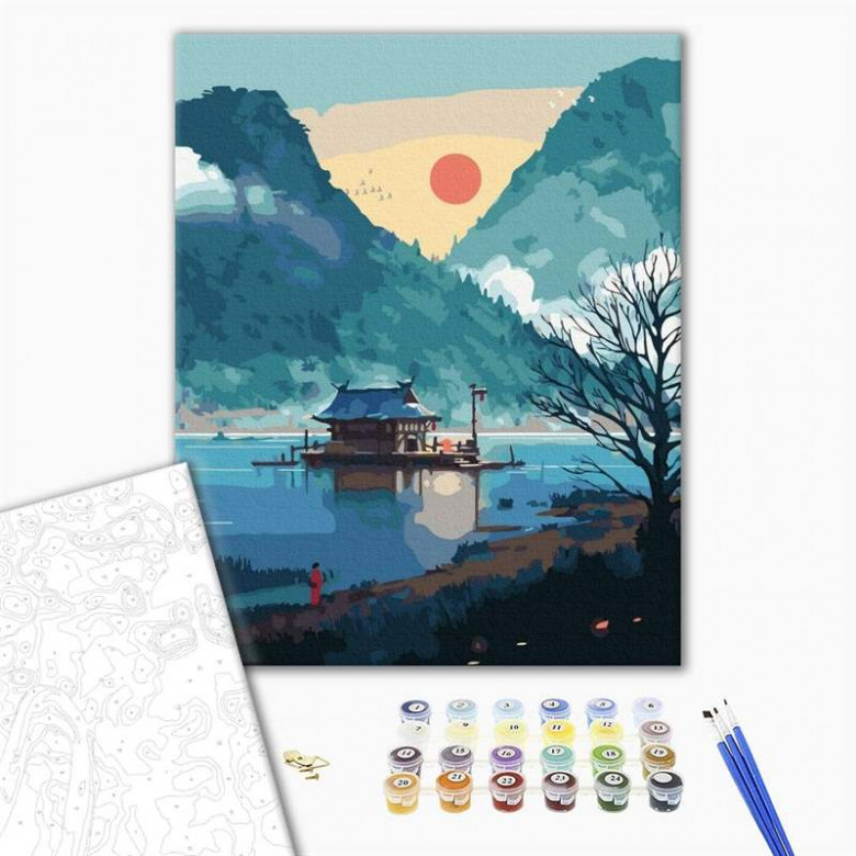 Будинок на гірському озері