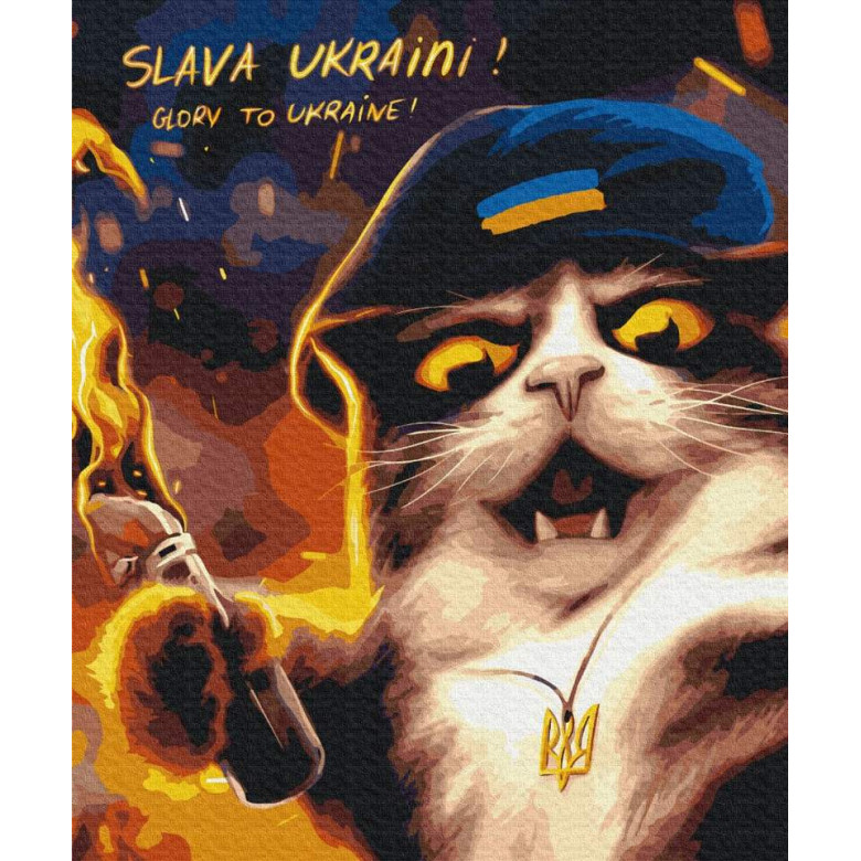Котик повстанець ©Маріанна Пащук