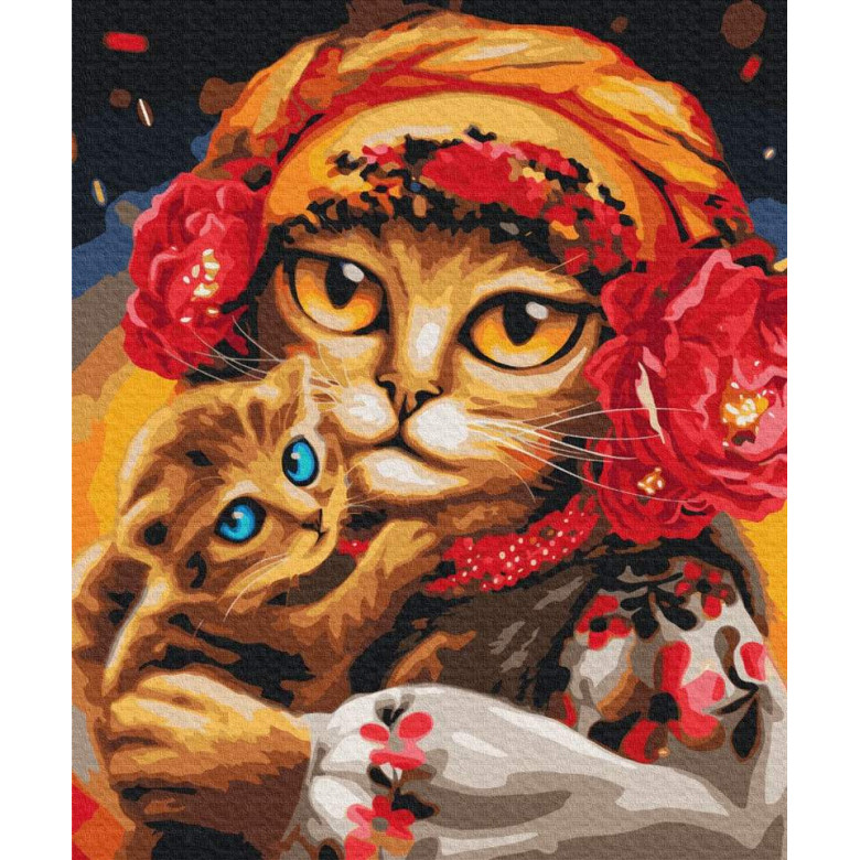 Сім'я котиків ©Маріанна Пащук