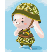 Зайчик з ЗСУ ©Катерина Валерьїва