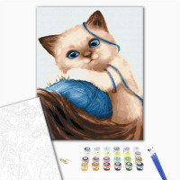 Кошеня з клубком Кошеня з клубком