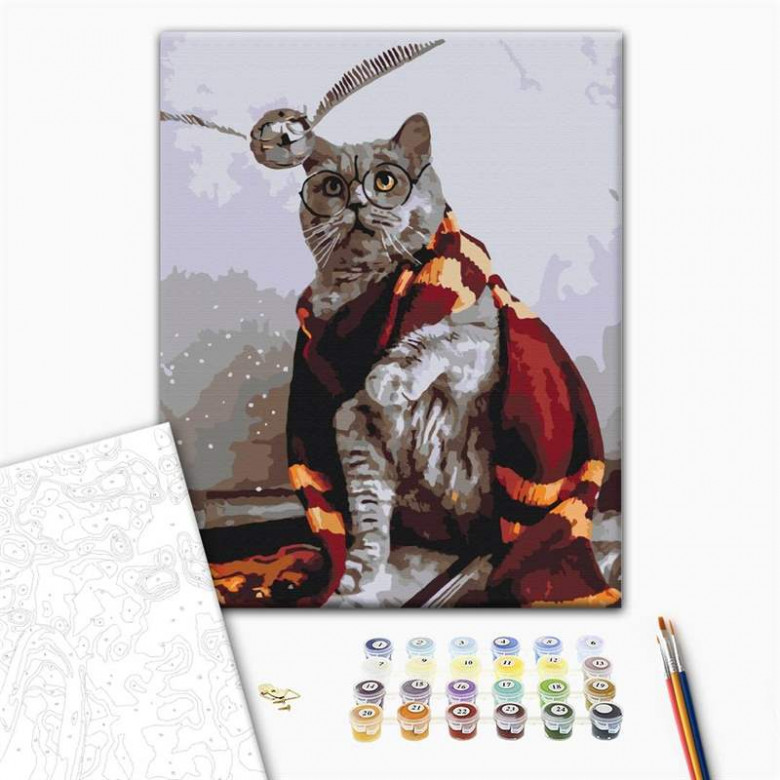 Котик ловець снітчу © Eka Udaltsova
