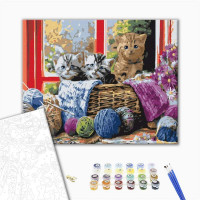 Кошенята в кошику Кошенята в кошику