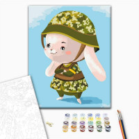 Зайчик з ЗСУ ©Катерина Валерьїва