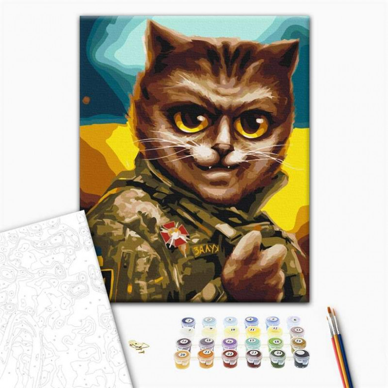 Котик Головнокомандувач ©Маріанна Пащук