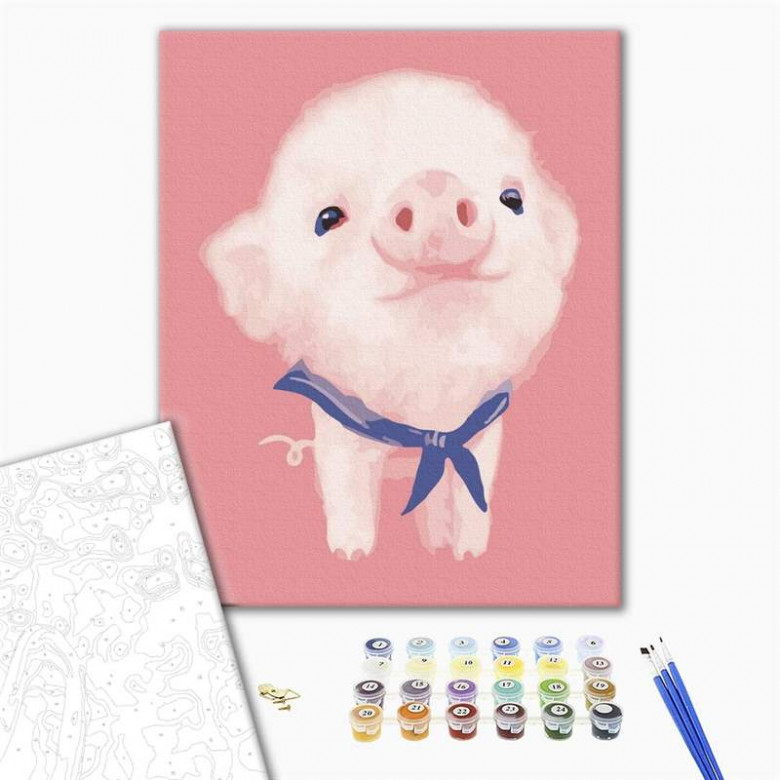 Задоволене порося