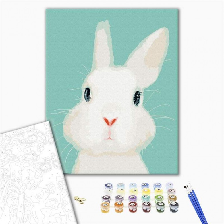 Біле кроленя