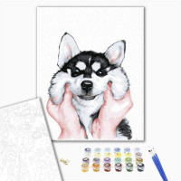 Пухкі щічки Хаскі Пухкі щічки Хаскі