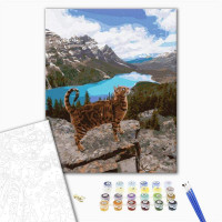 Кіт оцелот серед гір