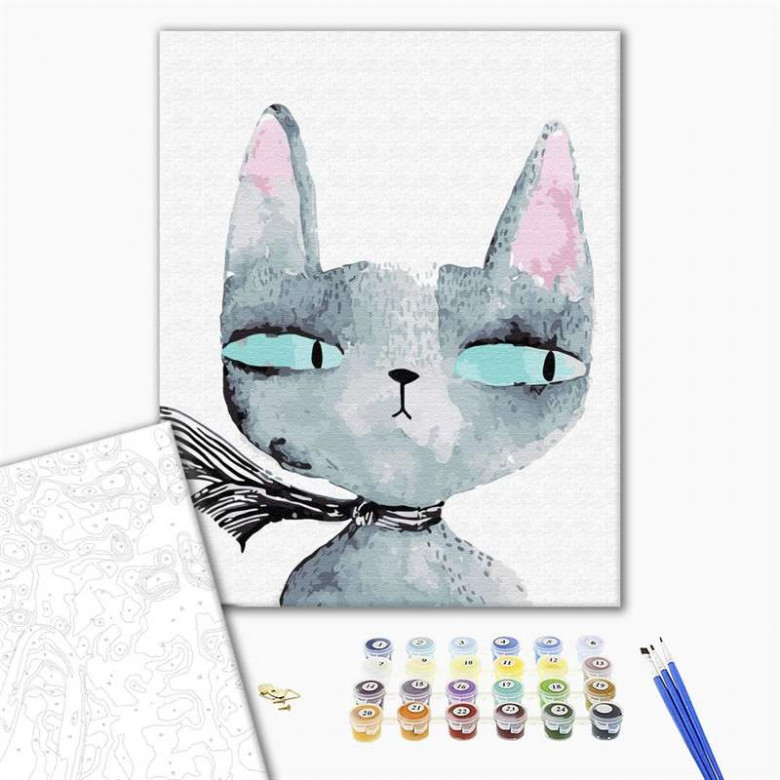 Котик з журбинкою