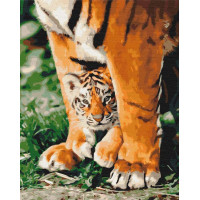 Тигреня в могутніх лапах