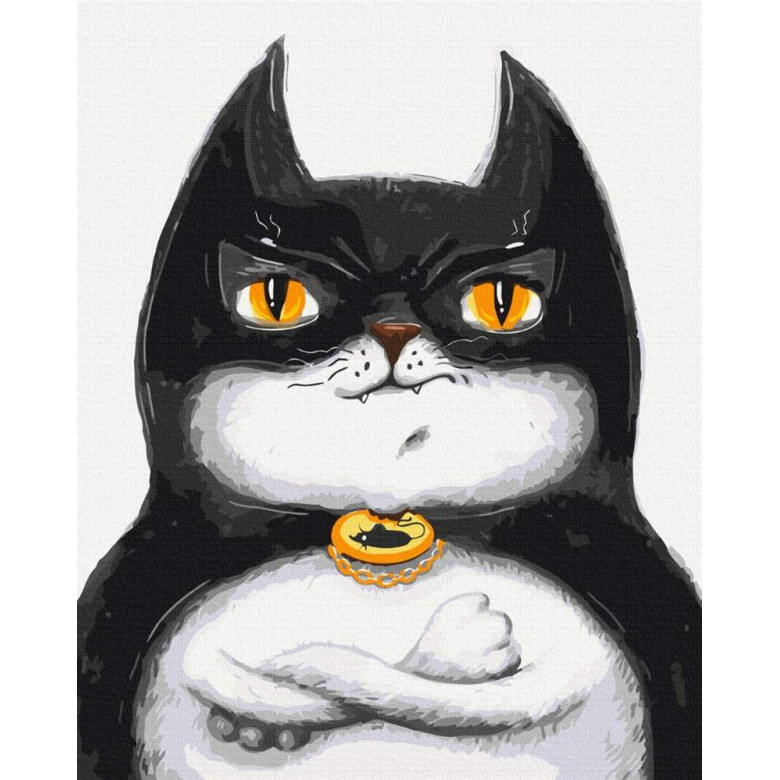 Котик Бетмен ©Маріанна Пащук