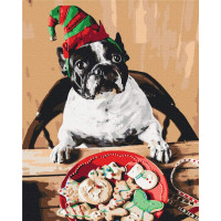 Мопс помічник Санти