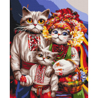 Сім'я котиків-гуцулів © Маріанна Пащук