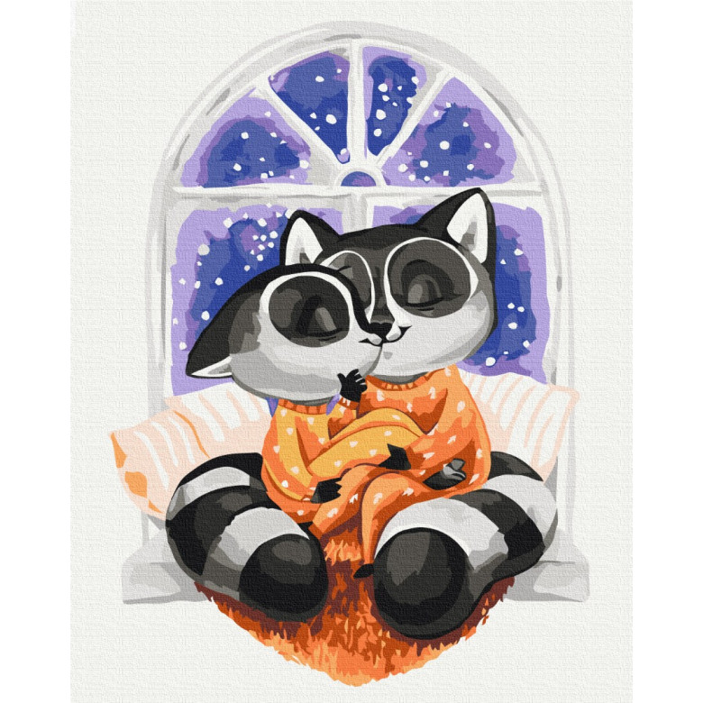 Обійми єнотиків © Kateryna Branchukova