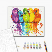 Різнокольорові папуги Різнокольорові папуги