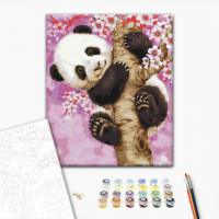 Панда на сакурі Панда на сакурі