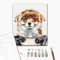 Задоволена лисичка