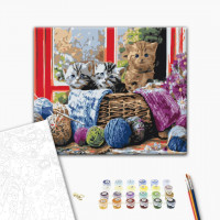 Кошенята в кошику Кошенята в кошику