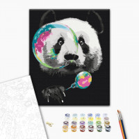 Панда з бульбашкою Панда з бульбашкою