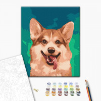 Коргі в фарбах