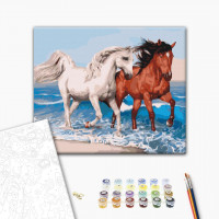 Коні на узбережжі