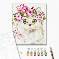 Здивована киця