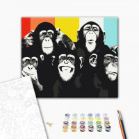 Портрет шимпанзе Портрет шимпанзе