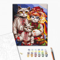 Сім'я котиків-гуцулів © Маріанна Пащук Сім'я котиків-гуцулів © Маріанна Пащук