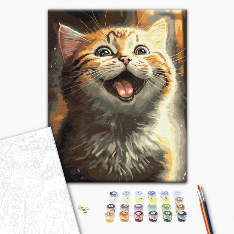 Натхненний котик © Маріанна Пащук