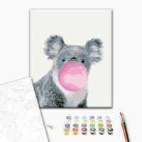 Коала з бабл-гам