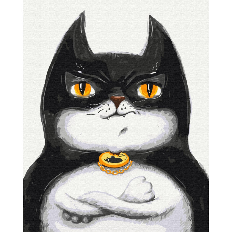Котик Бетмен ©Маріанна Пащук