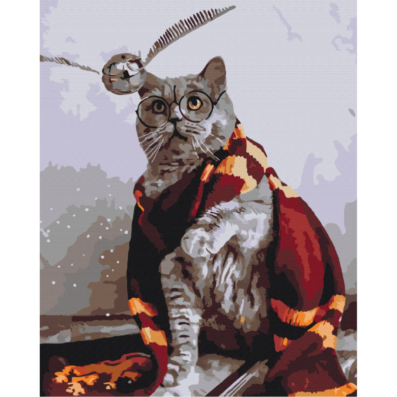 Котик ловець снітчу © Eka Udaltsova