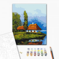 Хатинка біля озера