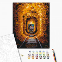 Тунель кохання та потяг © Sergiy Stepanenko