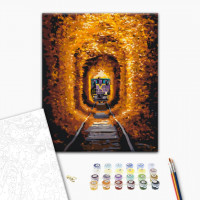 Тунель кохання та потяг © Sergiy Stepanenko