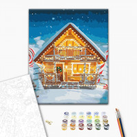 Казковий новорічний будиночок