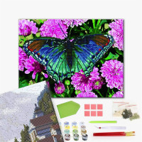 Метелик на жоржинах Метелик на жоржинах