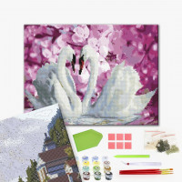 Лебеді в квітах Лебеді в квітах