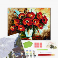 Маки в білій вазі Маки в білій вазі