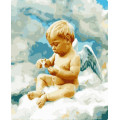 VP034 Картина розмальовка Ангел у хмарах Babylon