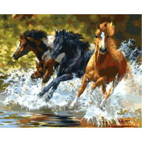 VP348 Картина за номерами Бризки Babylon