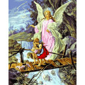 VP434new Картина за номерами Ангел-охоронець Babylon